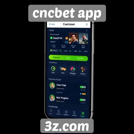 Análise da interface do usuário do cncbet app